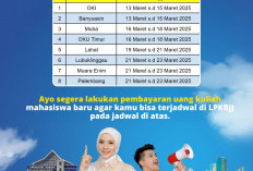 Tahapan Selanjutnya Mahasiswa Baru UT Palembang, Bisa Cek Langsung Jadwal LPKBJJ, Wilayah dan Waktunya