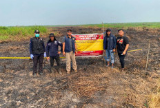 Buka Lahan untuk Tanam Padi dengan Membakar di Pampangan OKI, Warga Diamankan Polres OKI
