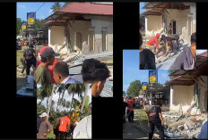 Rumah Terduga Pembunuh Pegawai Wanita PNM Mekar Pasangkayu Dirobohkan Warga