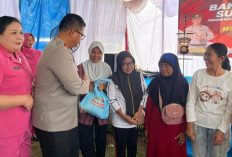 Ratusan Warga Serbu Bakti Kesehatan Gratis Polres OKU, Ada Sunatan Massal dan Pengobatan Gratis