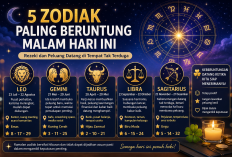 5 Zodiak Paling Beruntung Malam Hari Ini, Rezeki dan Peluang Datang di Tempat Tak Terduga