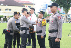  Berdedikasi Tinggi, Puluhan Personel Polda Sumsel Terima PIN Emas dan Penghargaan Kapolda