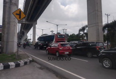 TransMusi Mogok, Jl H Barlian-Jl Demang Lebar Daun Macet