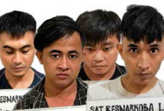 4 Pengedar Sabu di Lahat Terciduk, Ditangkap Sedang Happy plus Musik Keras     