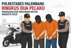 Kurang dari 72 Jam, Polrestabes Palembang Bekuk Dua Pelaku Begal Anggota Biddokkes Polda Sumsel