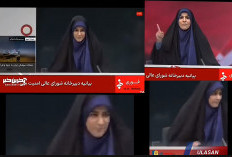 Presenter TV Iran Sahar Emami Tetap Mengudara Meski Kantornya Dihantam Bom Zionis 