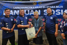 Lapas Narkotika Muara Beliti Gelar Bakti Sosial Sambut HUT RI ke-80