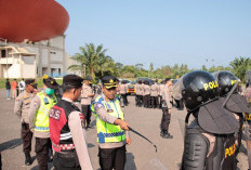 Pengamanan May Day, Kapolres OKI Periksa Personel dan Kendaraan