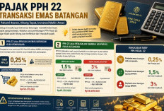 Jangan Salah Hitung! Begini Cara Menghitung Pajak PPh 22 pada Transaksi Emas Batangan, Investor Wajib Tahu
