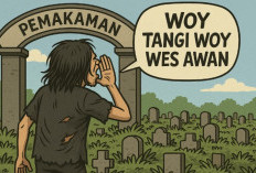 Aksi Kocak ODGJ Teriak 'Woy Tangi Woy Wes Awan' di TPU Terekam Kamera, Netizen Sakit Perut