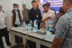 Sekejap, Sabu 1 Kg Plus 91 Etomidate Buat Cartridge Vape Musnah, 4 Tersangka  Bakal Mendekam Lama di Penjara 