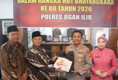 Semarak HUT Bhayangkara ke-80, Kapolres Ogan Ilir Pimpin Anjangsana ke Para Purnawirawan Polri