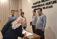 Pelayanan Kenotariatan Tetap Berjalan, Kemenkum Sumsel Ambil Sumpah Notaris Pengganti