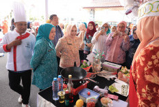 Semarak HUT ke-1343 Kota Palembang, Dewi Sastrani Ratu Dewa Buka Lomba Masak Bersama Fiesta
