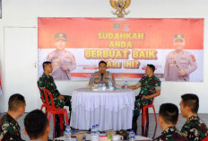 Kapolres OKI Sambut 14 Personel Seskoad Edukasi Warga Cegah Karhutla
