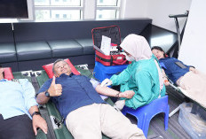 Semarak HUT ke-45, PTBA Salurkan Kepedulian Lewat Donor Darah