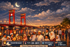 Malam Takbiran 2026 di Palembang Diprediksi Cerah Berawan, Warga Bisa Beribadah dengan Nyaman