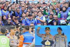 KITO PACAK, 5.000 Ojol dan Pekerja Deklarasi Nyago Bumi Sriwijaya Aman Bae Bersama Kapolri