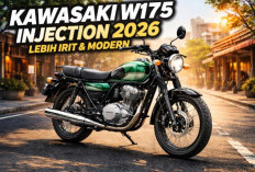 Kawasaki W175 Injection 2026 Resmi Mengaspal, Motor Retro Klasik Kini Lebih Irit dan Modern