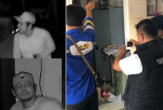 Maling Satroni Kantor PT Asia Jaya Timbangan (AJT), Motor Raib dan Ruangan Diacak-acak, Pelaku Terekam CCTV
