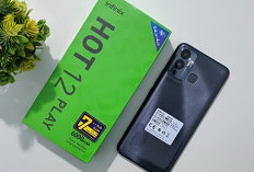 Infinix HOT 12 Play HP 1 Jutaan Built Material Plastik Tapi Solid dan Elegan 