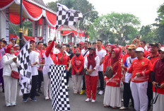 Semarak Lomba Jalan Sehat dan Senam Bersama dalam Rangka Memperingati Hari Ulang Tahun RI ke-80