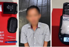 Digerebek Tengah Malam, Pengedar Sabu di OKU Selatan Tak Berkutik, 14 Paket Disita