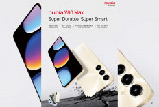 Ponsel Terbaru Nubia V80 Max Usung Kombinasi Desain Minimalis dengan Perlindungan Sertifikasi IP64