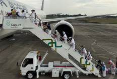 Bandara Internasional Sultan Mahmud Badaruddin II Sukses Fasilitasi Embarkasi Haji 2026