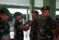 Kenaikan Pangkat Prajurit Kodim 0402/OKI-OI, Dandim Tekankan Profesionalisme dan Dedikasi