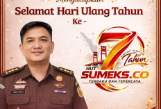 Kasi Dal Ops Kejati Sumsel: Selamat Ulang Tahun Ke-7 SUMEKS.CO Tahun 2026