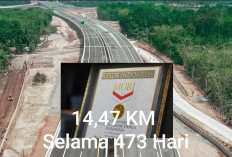 SEJARAH BARU, Tol Bayung Lencir - Tempino 15,47 Km Masuk MURI, Lebih Cepat Selesai dalam 127 Hari 