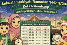 Jadwal Imsak di Palembang Ramadan 2026 Selama Sebulan: Lengkap dengan Link Unduh Resmi