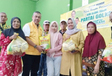 Pasar Murah Gelaran Partai Golkar Ogan Ilir Meriahkan HUT ke-61, Disambut Antusias Warga dari Berbagai Penjuru