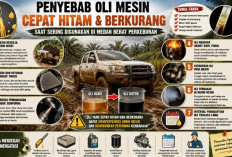 7 Penyebab Oli Mesin Mobil Cepat Hitam dan Berkurang Saat Sering Digunakan di Medan Berat Perkebunan