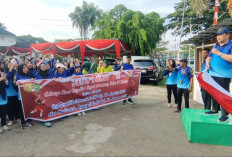 Meriah! Warga PN Palembang Gelar Jalan Sehat Peringati HUT RI ke-80 dan HUT MA RI ke-80