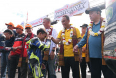 Kapolda Sumsel Resmi Lepas Final Race Kejurnas Motoprix 2026 di Lahat, Ribuan Penonton Padati Sirkuit Manggul