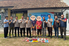 Gelar Judi Dadu Kuncang di Lokasi Hajatan, Ayah dan Anak Digelandang ke Polsek Muara Kuang