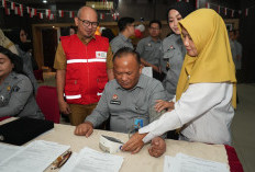 Kemenkum Sumsel Gelar Donor Darah dan Pemeriksaan Kesehatan Sambut Hari Pengayoman ke-81