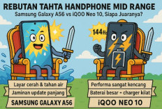 Rebutan Tahta Handphone Mid Range: Samsung Galaxy A56 vs iQOO Neo 10, Siapa Juaranya?
