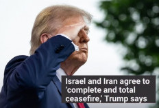 BOHONG, Klaim Trump Tentang Gencatan Senjata antara Iran dan Israel, Teheran Menolak Pengumuman Tersebut