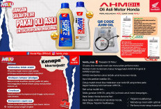 Waspada Oli Palsu, Honda Maju Ajak Konsumen Cek Keaslian AHM Oil dengan QR Code