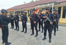 Polda Sumsel Intensifkan Patroli, 20 Personel Satbrimob Diterjunkan dalam Operasi Sikat I Musi di Palembang
