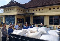 Dua Ton Jagung Petani Prabumulih Dikirim ke Bulog, Polisi Kawal Distribusi