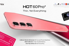 Infinix HOT 60 Pro+, Smartphone 3D-Curved Tertipis di Dunia Hanya 5,95 mm