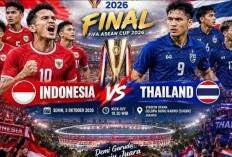 Head to Head Indonesia vs Thailand Jelang Final FIFA ASEAN Cup 2026, Skuad Garuda Siap Taklukan Chanathip Cs