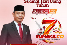 Kadis Penanaman Modal dan Pelayanan Terpadu Satu Pintu Mengucapkan Selamat HUT ke-7