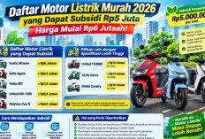 Daftar Motor Listrik Murah 2026 yang Dapat Subsidi Rp5 Juta, Harga Mulai Rp6 Jutaan