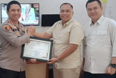 Sukses Amankan Pilkada Serentak 2024, Polres Ogan Ilir Dihadiahi Penghargaan oleh KPU 