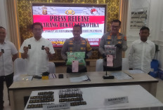 Mendarat di SMB II Palembang, Mahasiswa Asal Malaysia Diamankan Bawa Ganja Cair Dikemas Belasan Catride